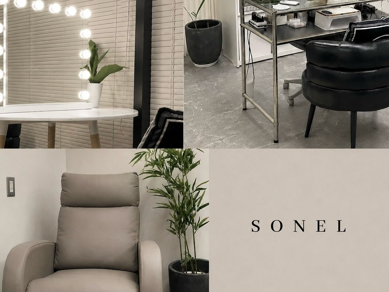 SONEL SALON 駒込店の店内